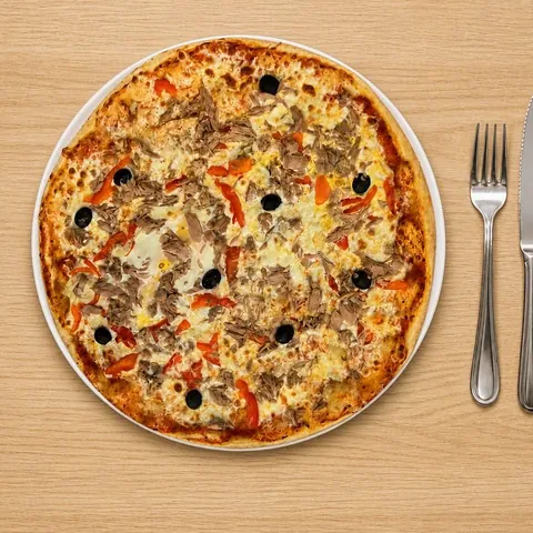 Pizza Neptune au thon à Villejuif